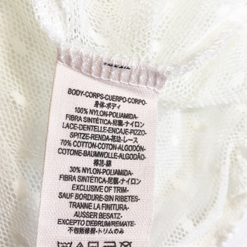Free People White Lace Modern Romance Blouse - Picture 5 of 6